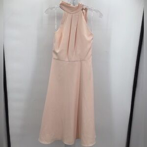 Black Halo Peach Sleeveless Dress